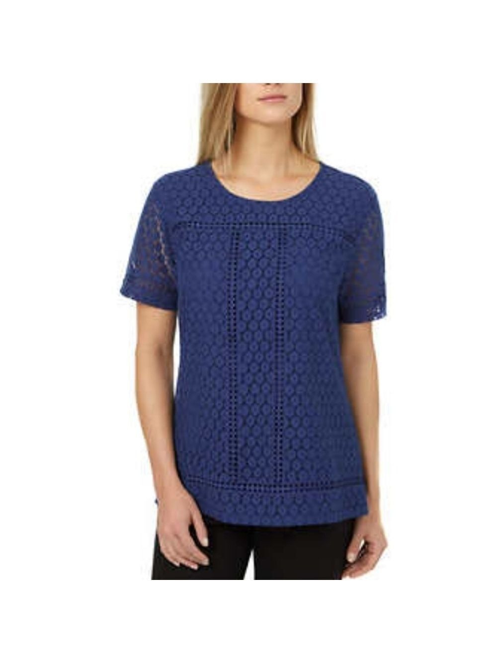 Badgley Mischka Lace Top